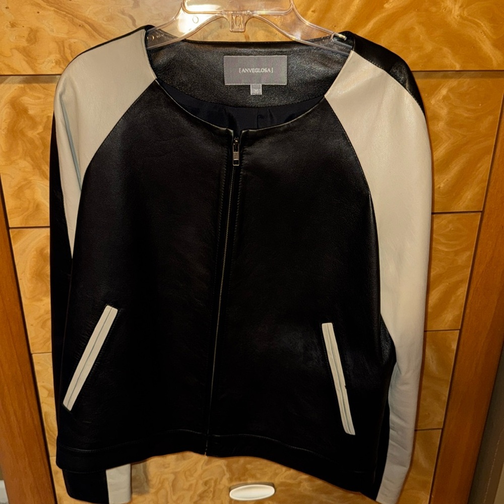 Anveglosa leather jacket